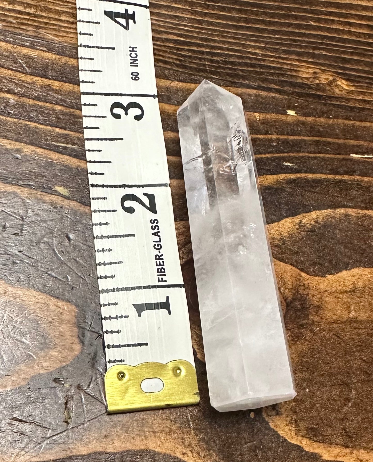 Clear Quartz Tower Point — Natural Crystal Obelisk